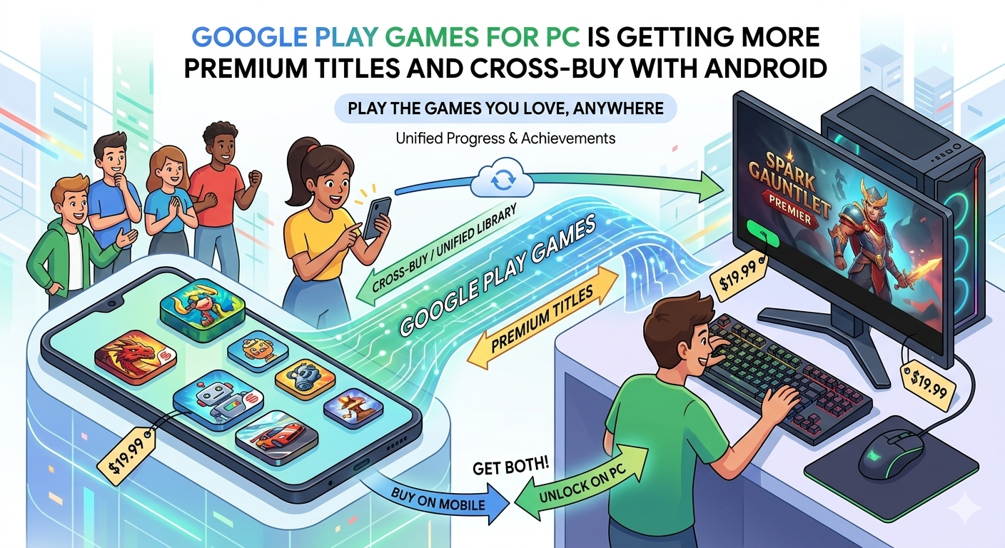 Google Play Games for PC is Getting More Premium Titles and Cross-Buy with Android