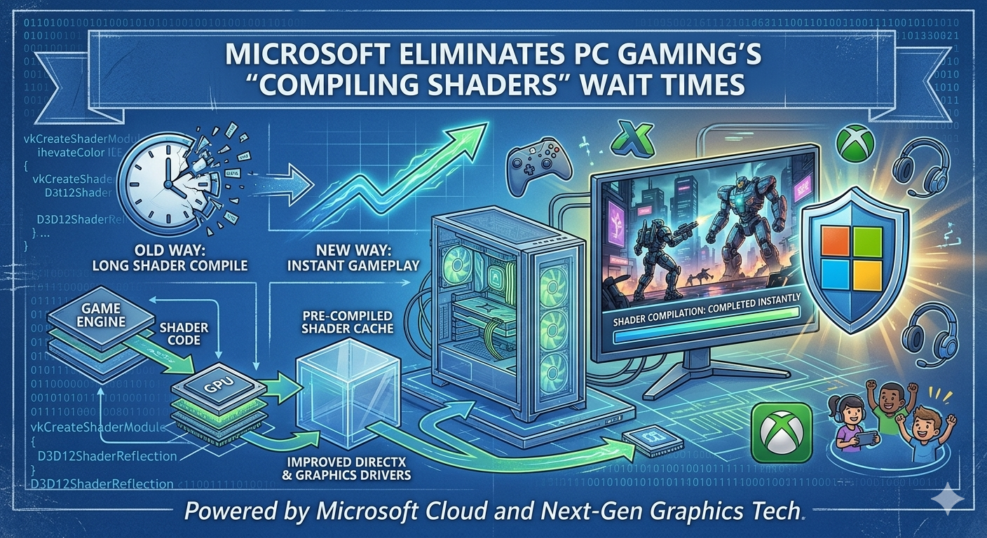 Microsoft is Working to Eliminate PC Gaming's "Compiling Shaders" Wait Times
