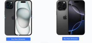 iPhone 15 vs iPhone 16 Pro