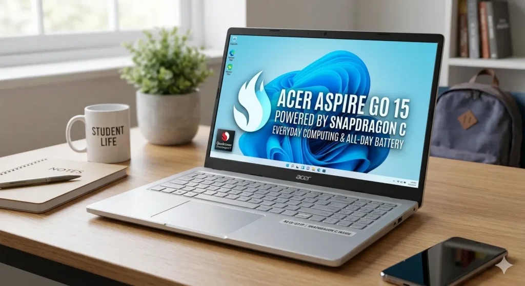 Acer Aspire Go 15 Debuts as First Snapdragon C LaptopAcer Aspire Go 15 Debuts as First Snapdragon C Laptop