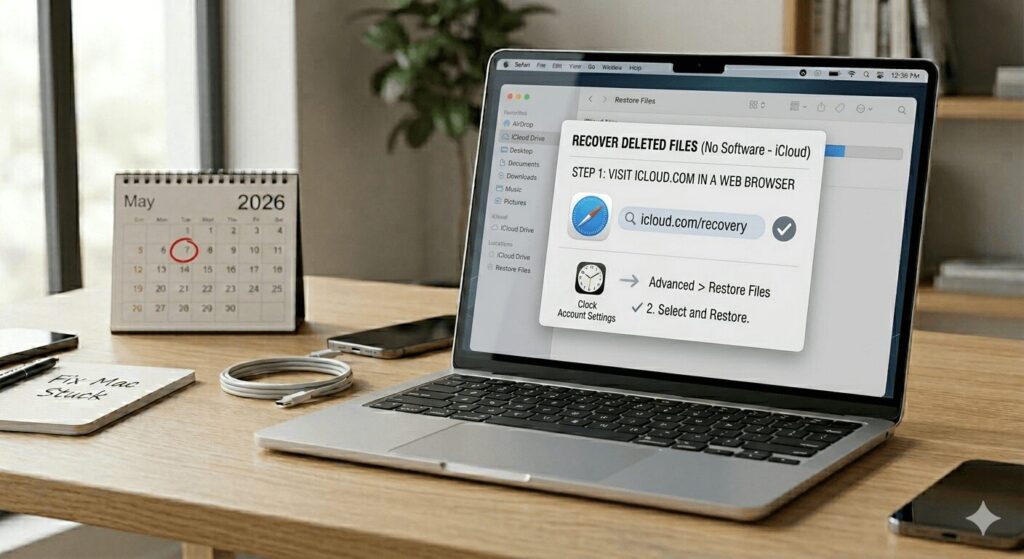 How to Recover Deleted Files on Mac Without Software (2026)