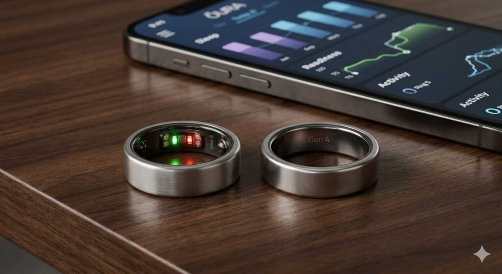 Oura Ring 5 vs Ring 4