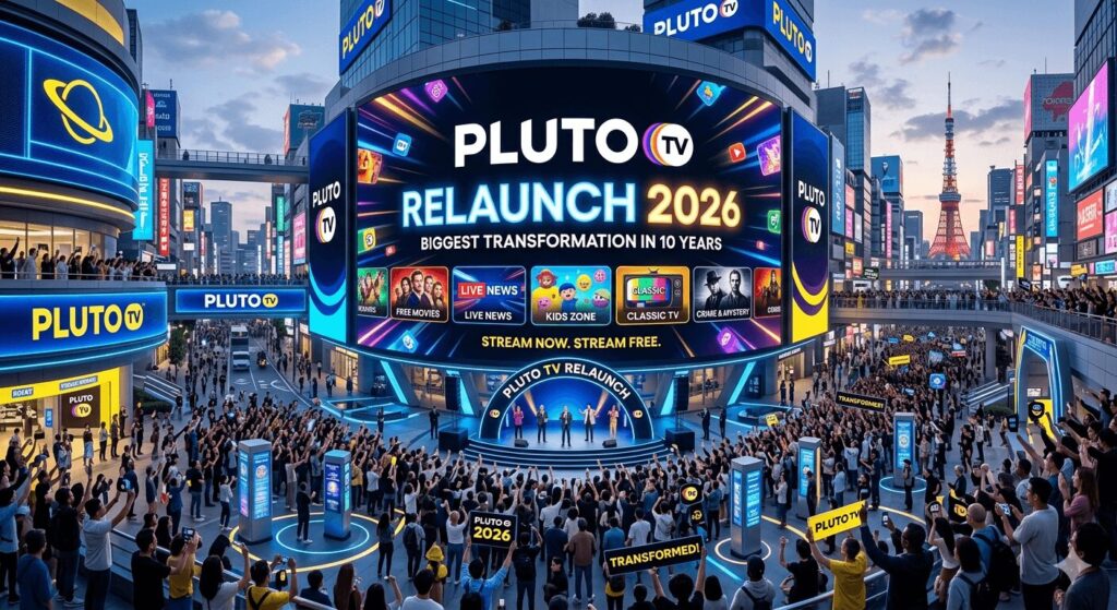 Pluto TV Relaunch 2026