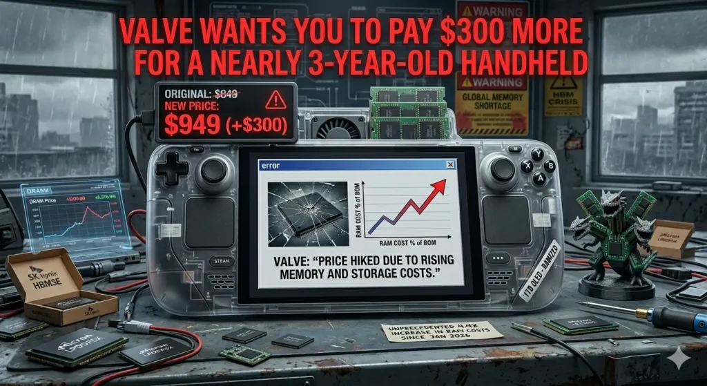 Steam Deck Price Hike Makes Old Hardware Cost More