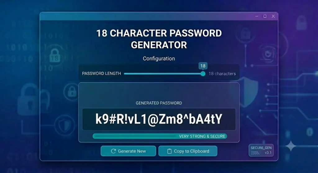 18 Character Password Generator