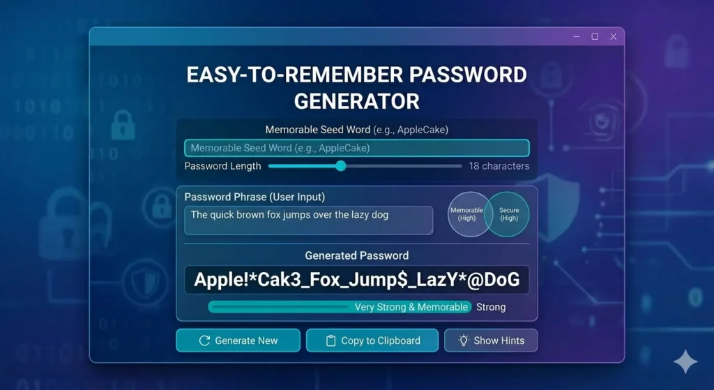 Easy to Remember Password Generator: Create Secure Passwords Without the Hassle