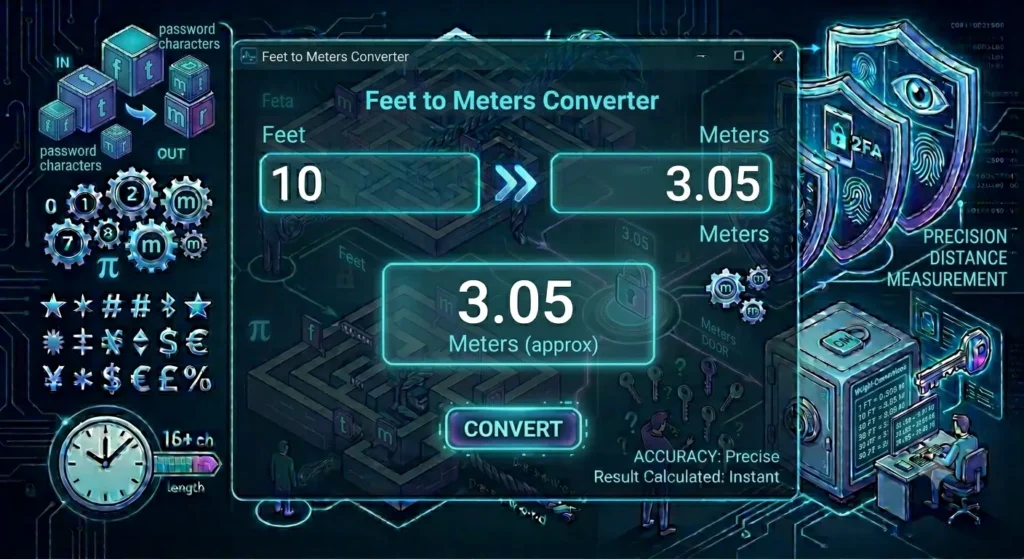 Feet to Meters Converter