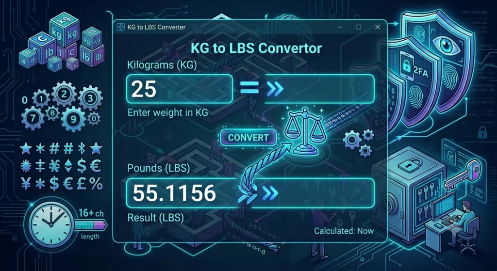 KG to LBS Calculator