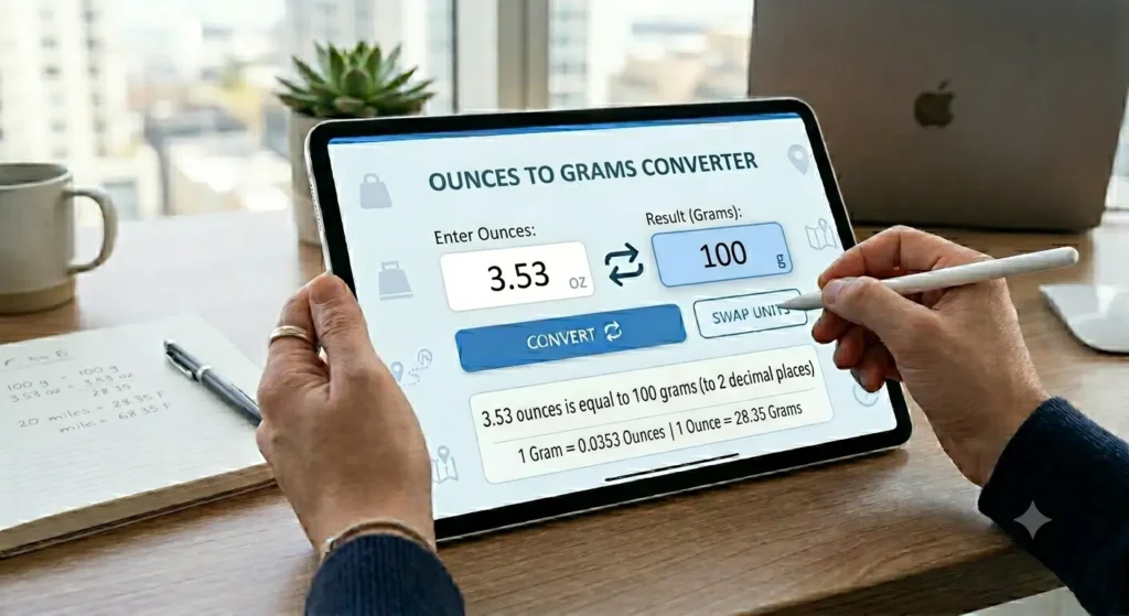 Ounces to Grams Converter