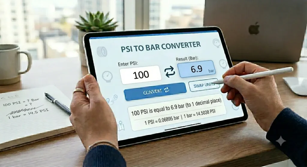 PSI to Bar Converter