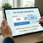 PSI to Bar Converter – Convert PSI to Bar Instantly