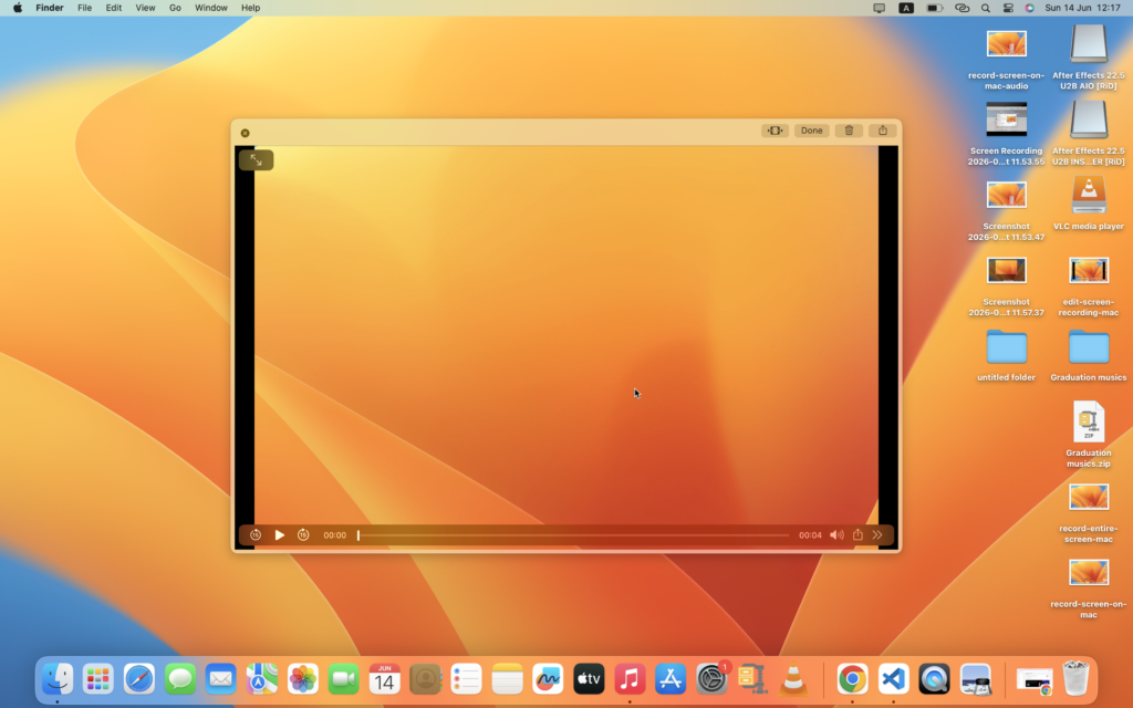 how to record screen with macbook